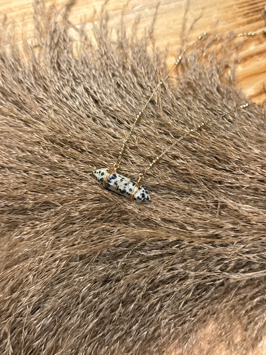 Raw Dalmation - Necklace