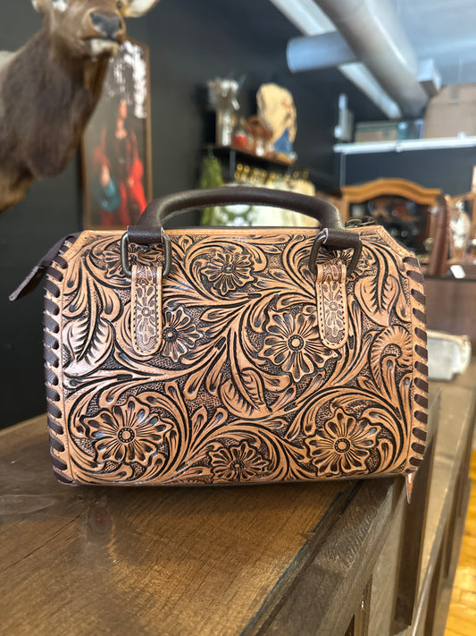 Tooled Leather - Small Speedy Bag