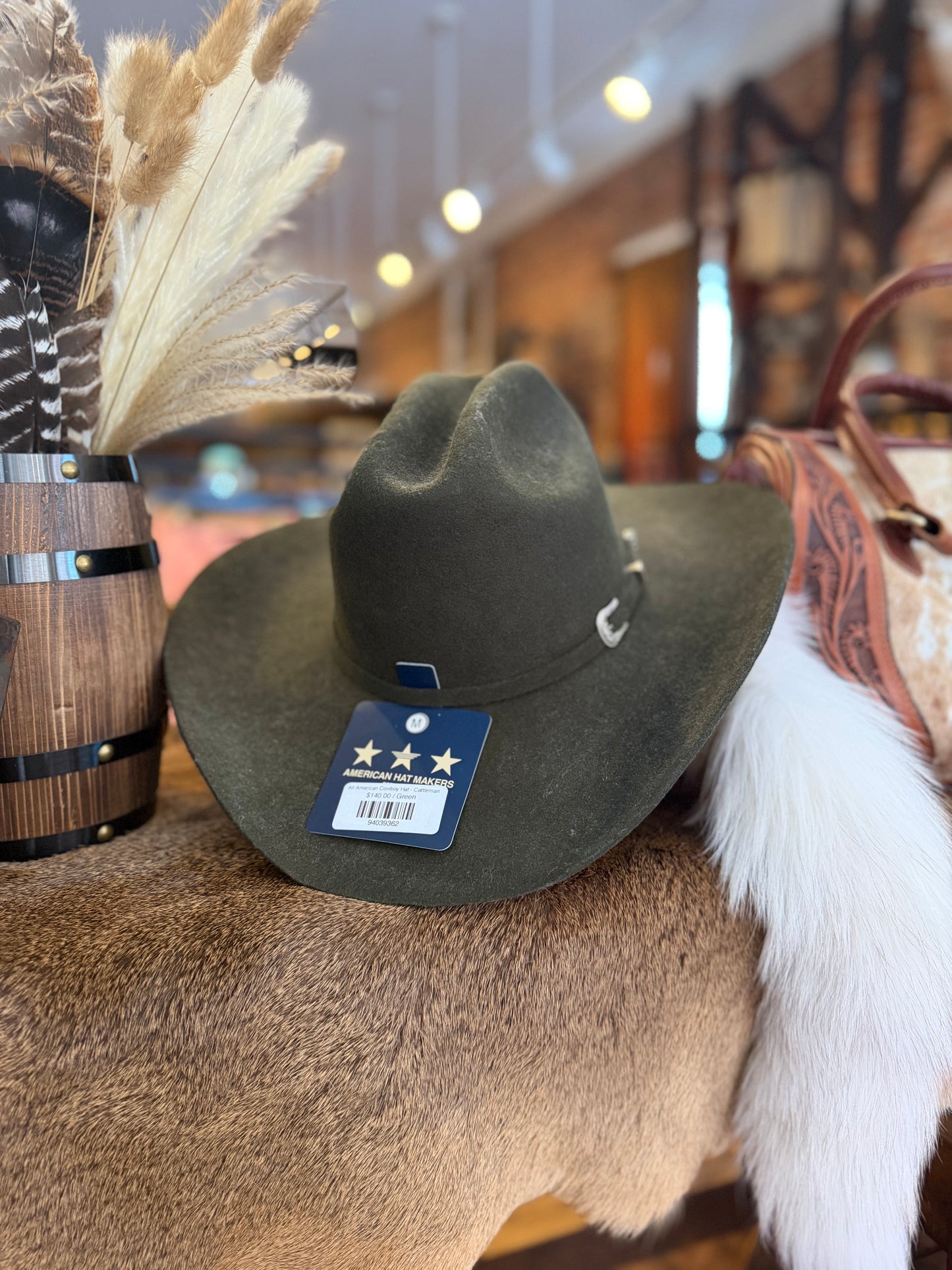 All American Cowboy Hat - Cattleman Shape