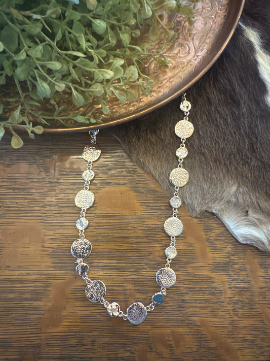 Hammered Coins - Necklace