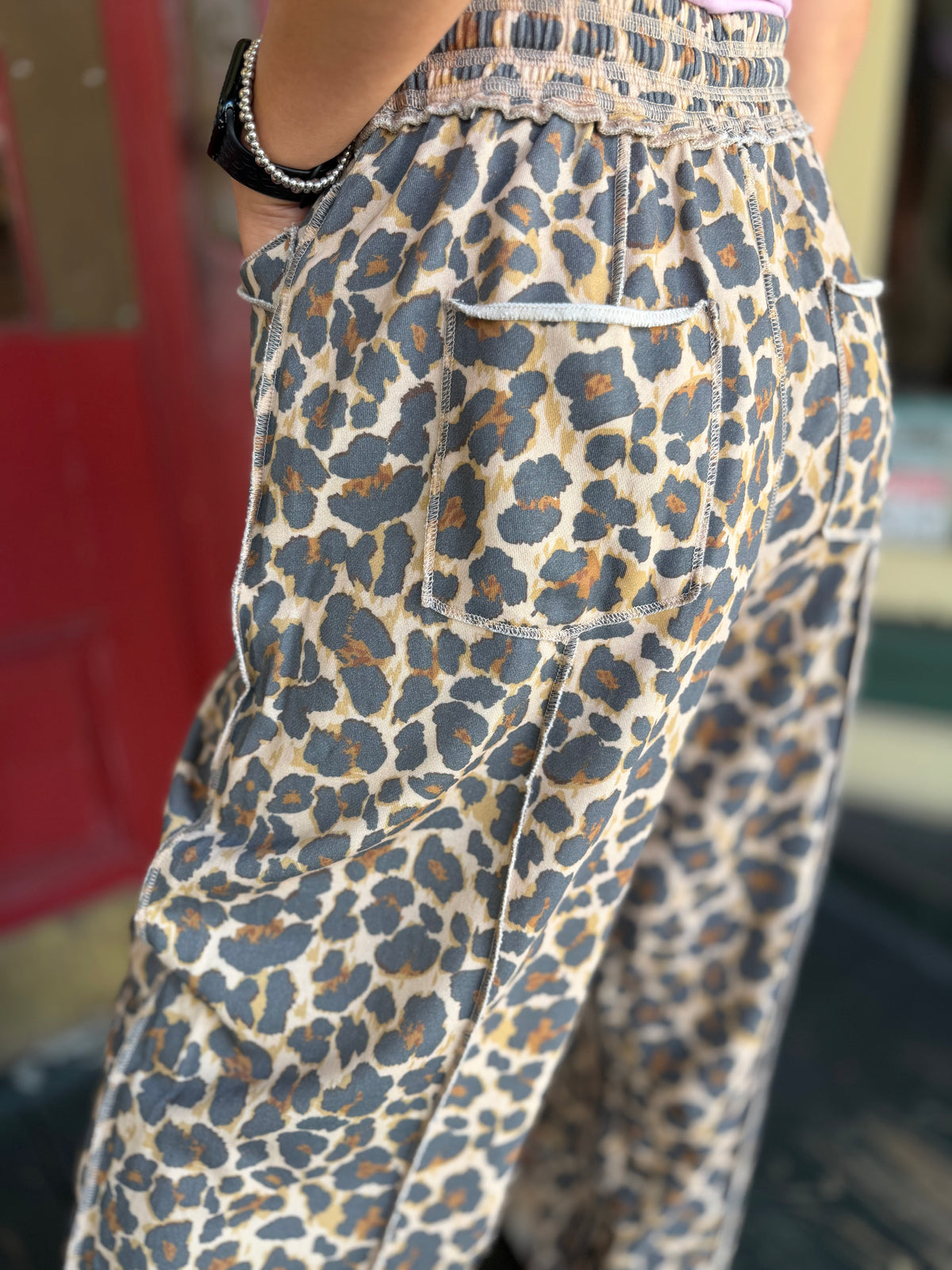 Wildcat Wrangler – Leopard Barrel Pants