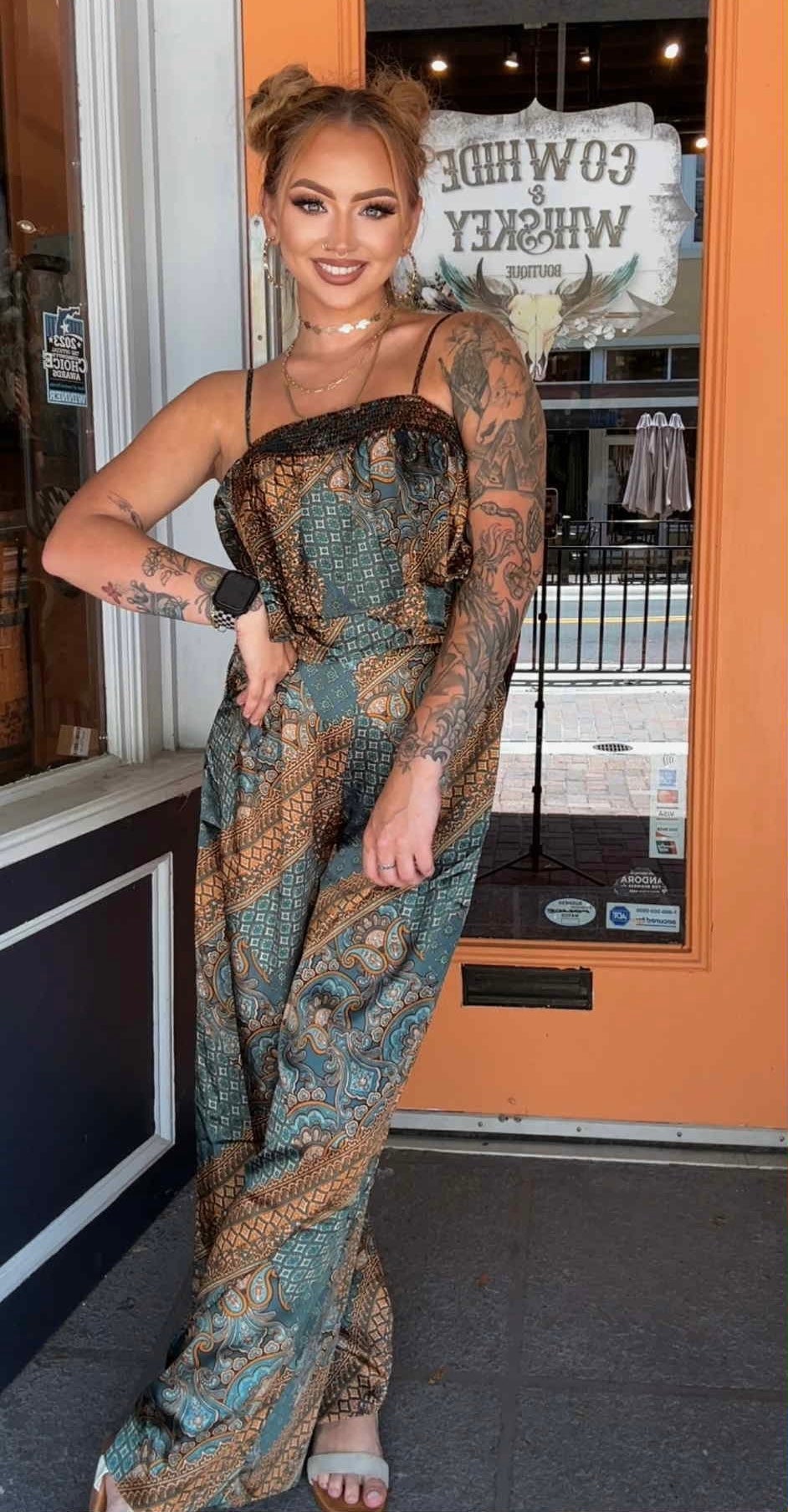 Mesa Mosaic - Satin Pants