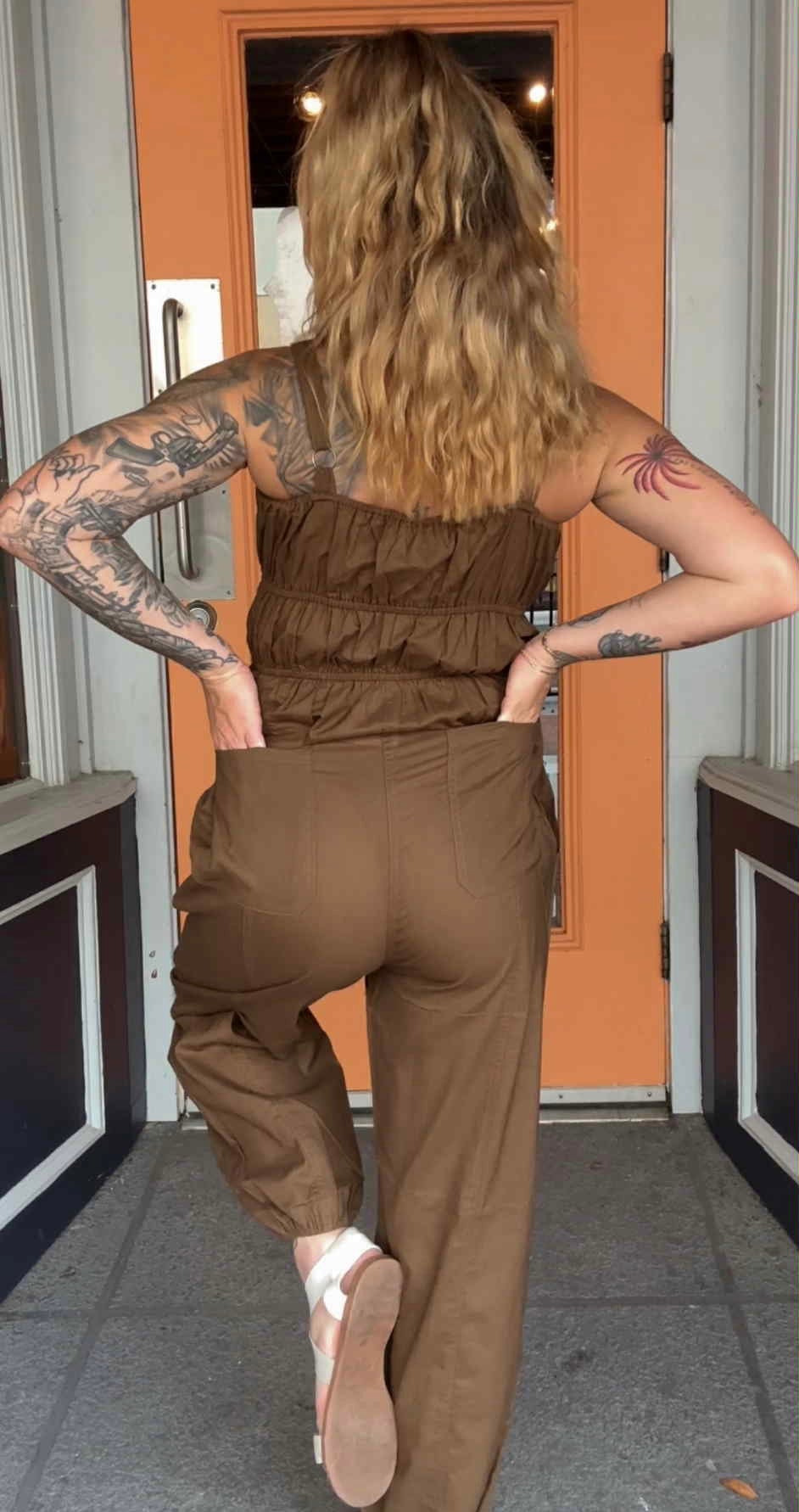 Outlaw Moss - Dk Olive Jumpsuit
