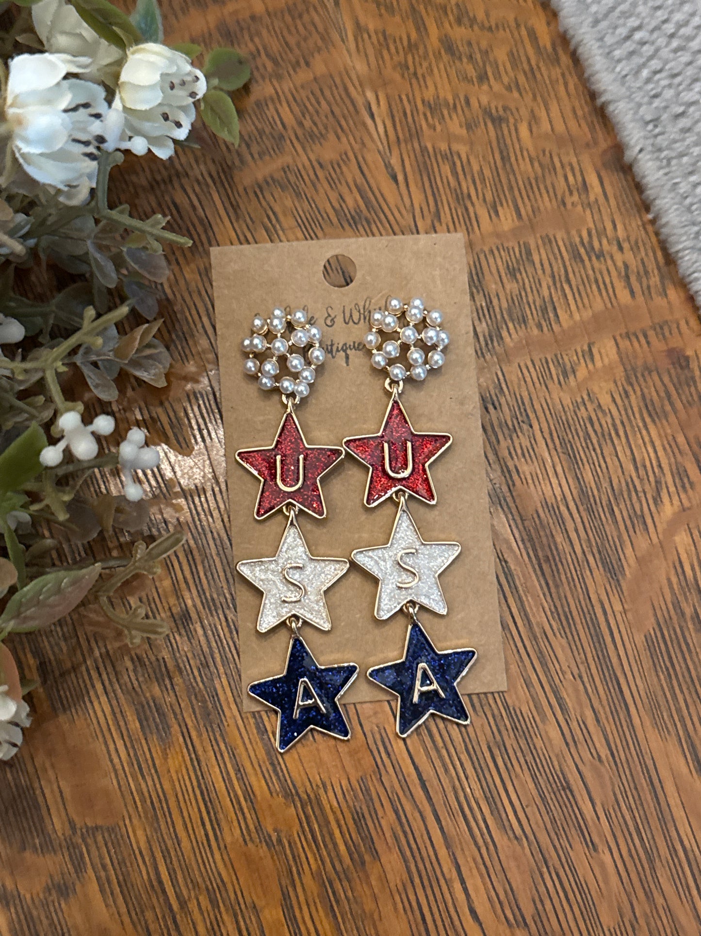 USA Stars - Earrings