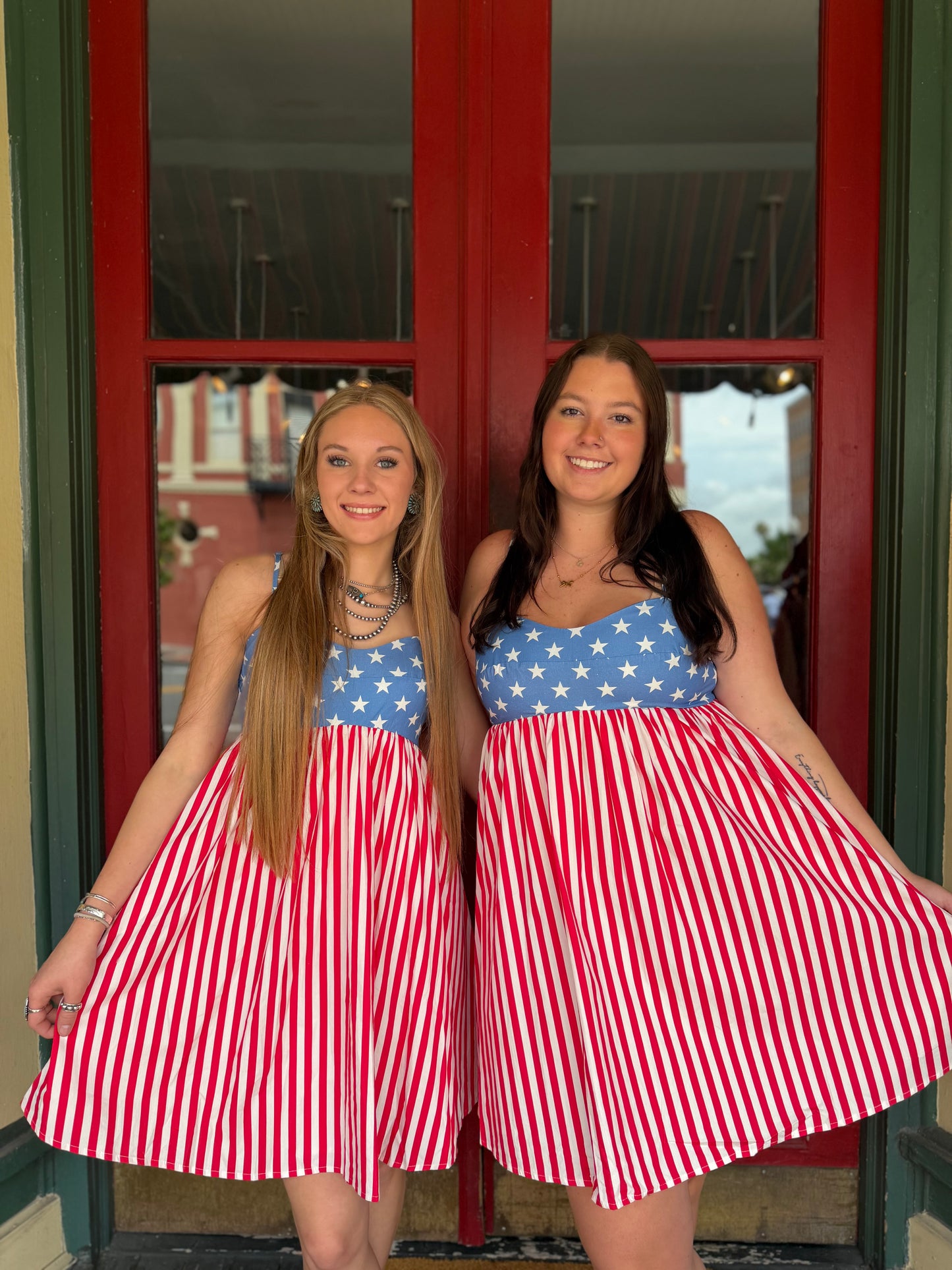 Sweet Liberty – Flag Tank Dress