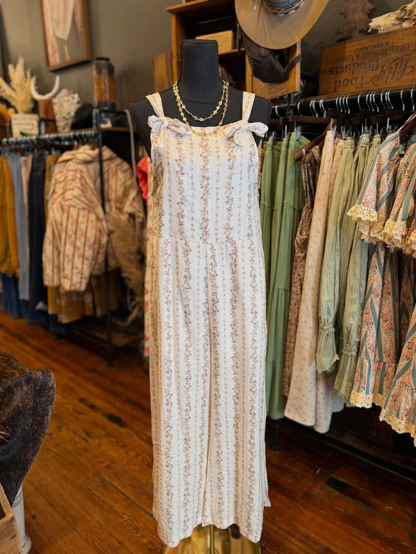 Botanical Bow – Floral Jumpsuit