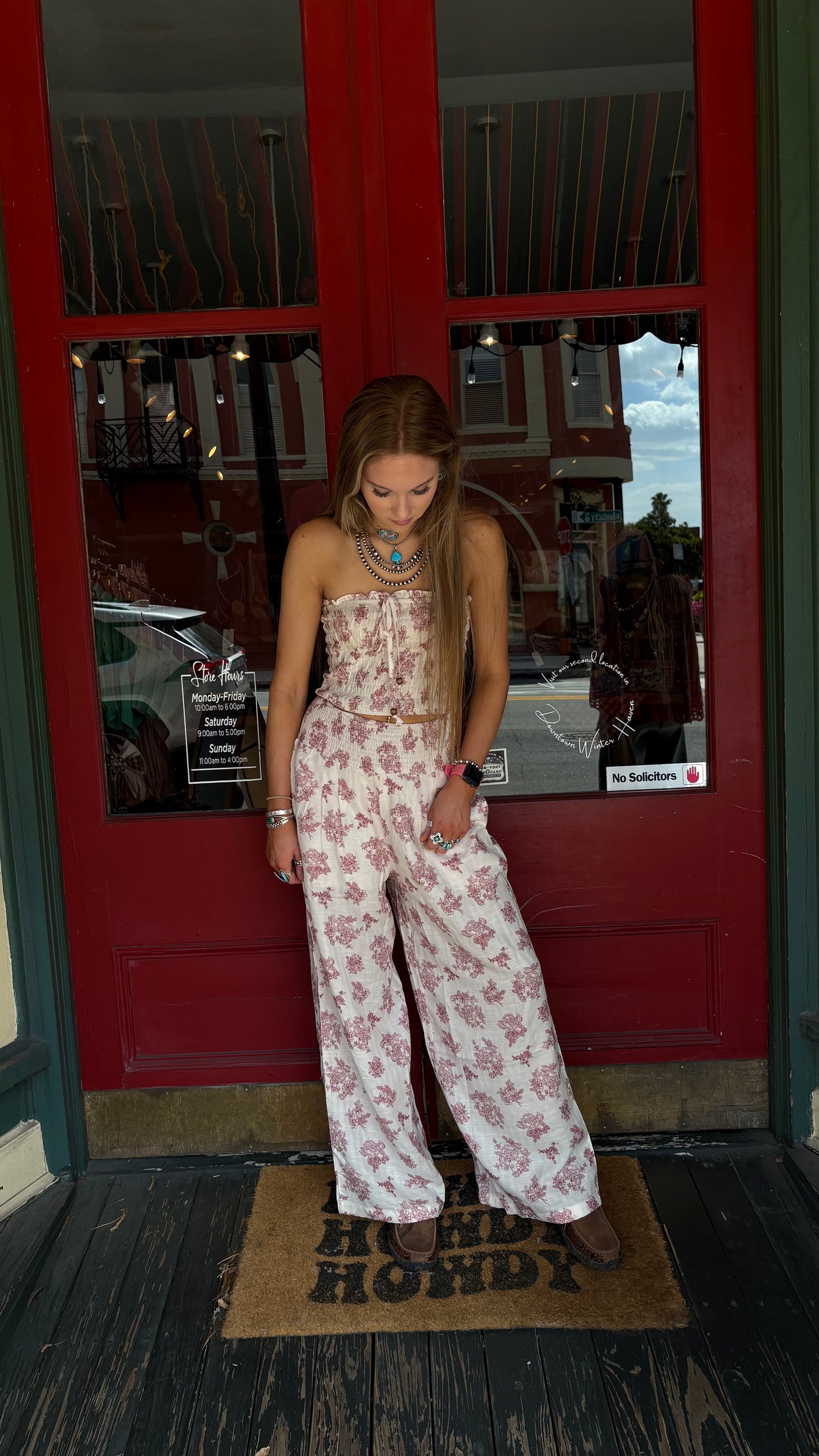 Southern Petals – Burgundy Set