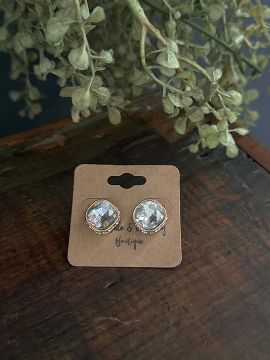Outline Oasis - Gold Earrings