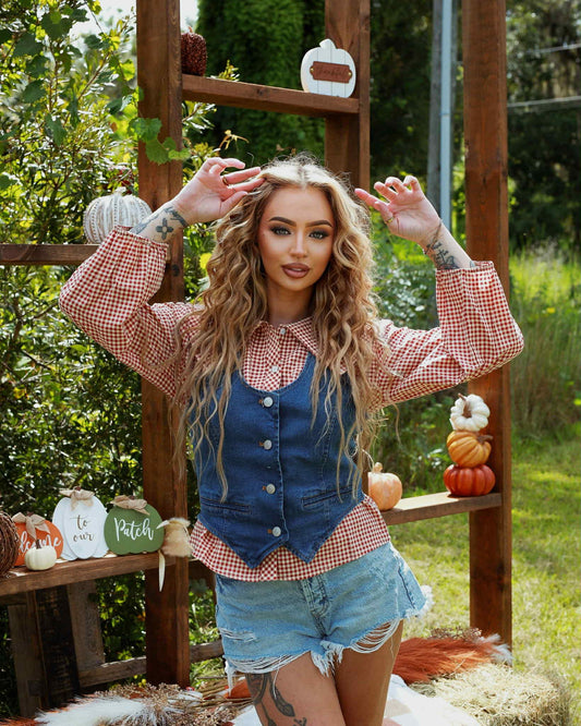 Blue Jean Baby - Denim Vest