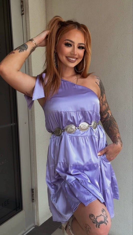 Lavender Lush - Mini Dress