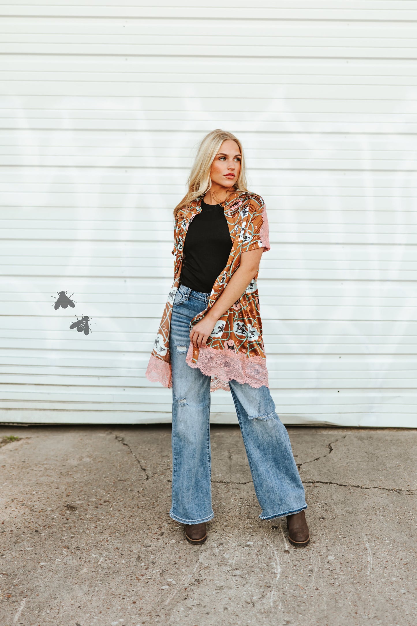 Blushin Lace Bronc - Dress