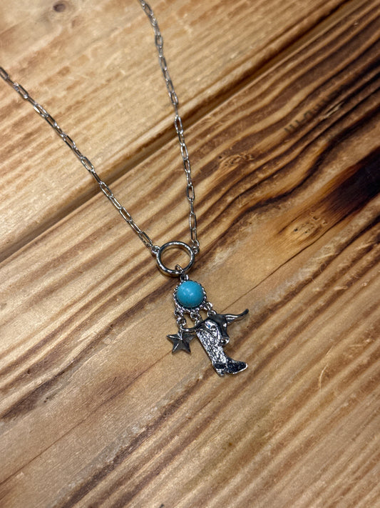 Boot Charm - Necklace