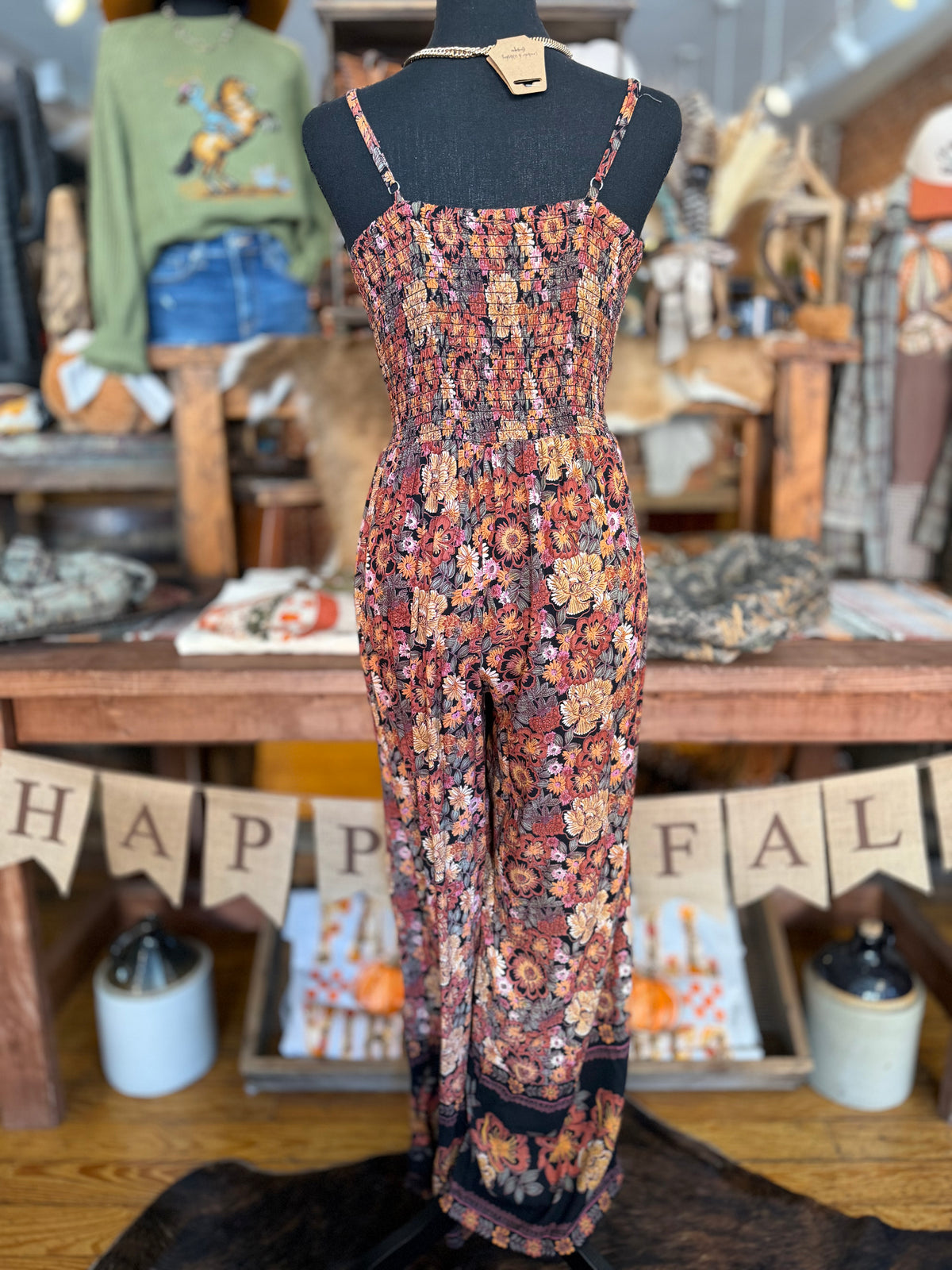 Sunday Honey – Floral Wide Leg Jumpsuit