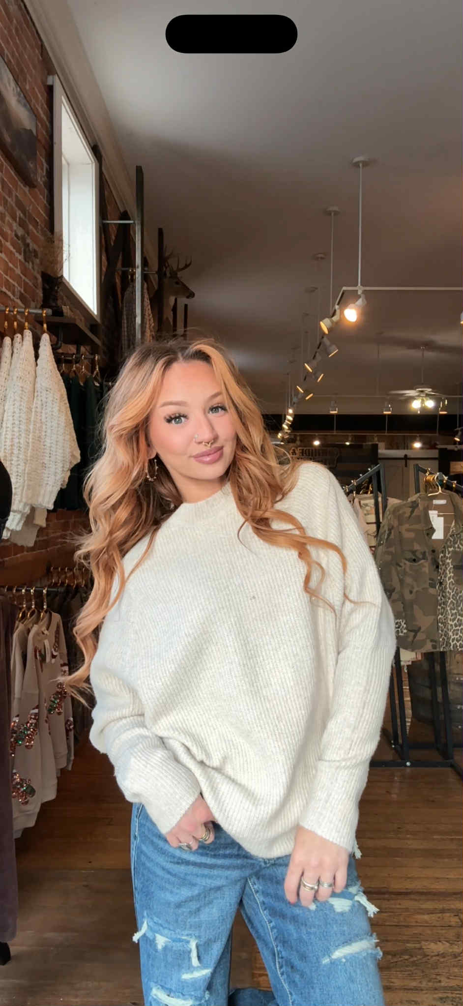 Bare Thread - Tan Sweater