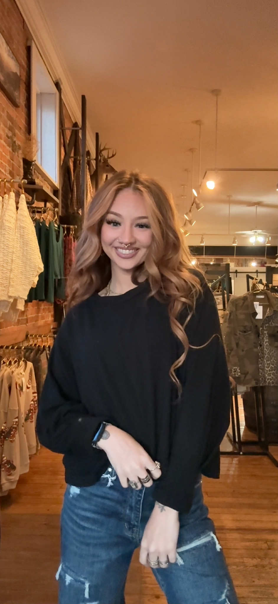 Shadowline - Cropped Soft Pullover