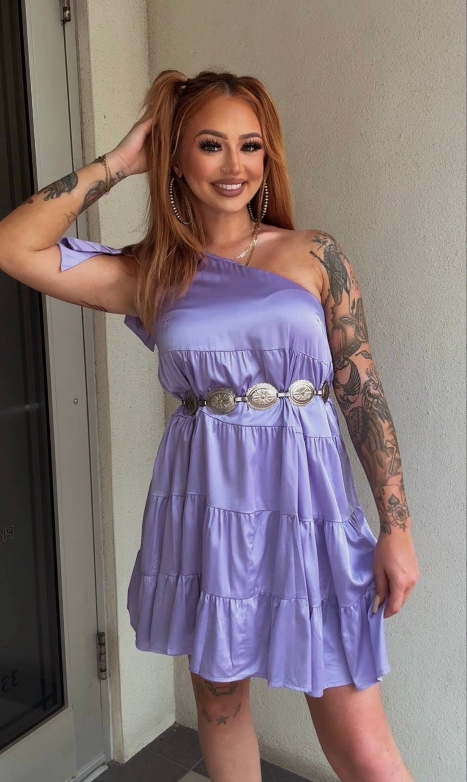 Lavender Lush - Mini Dress