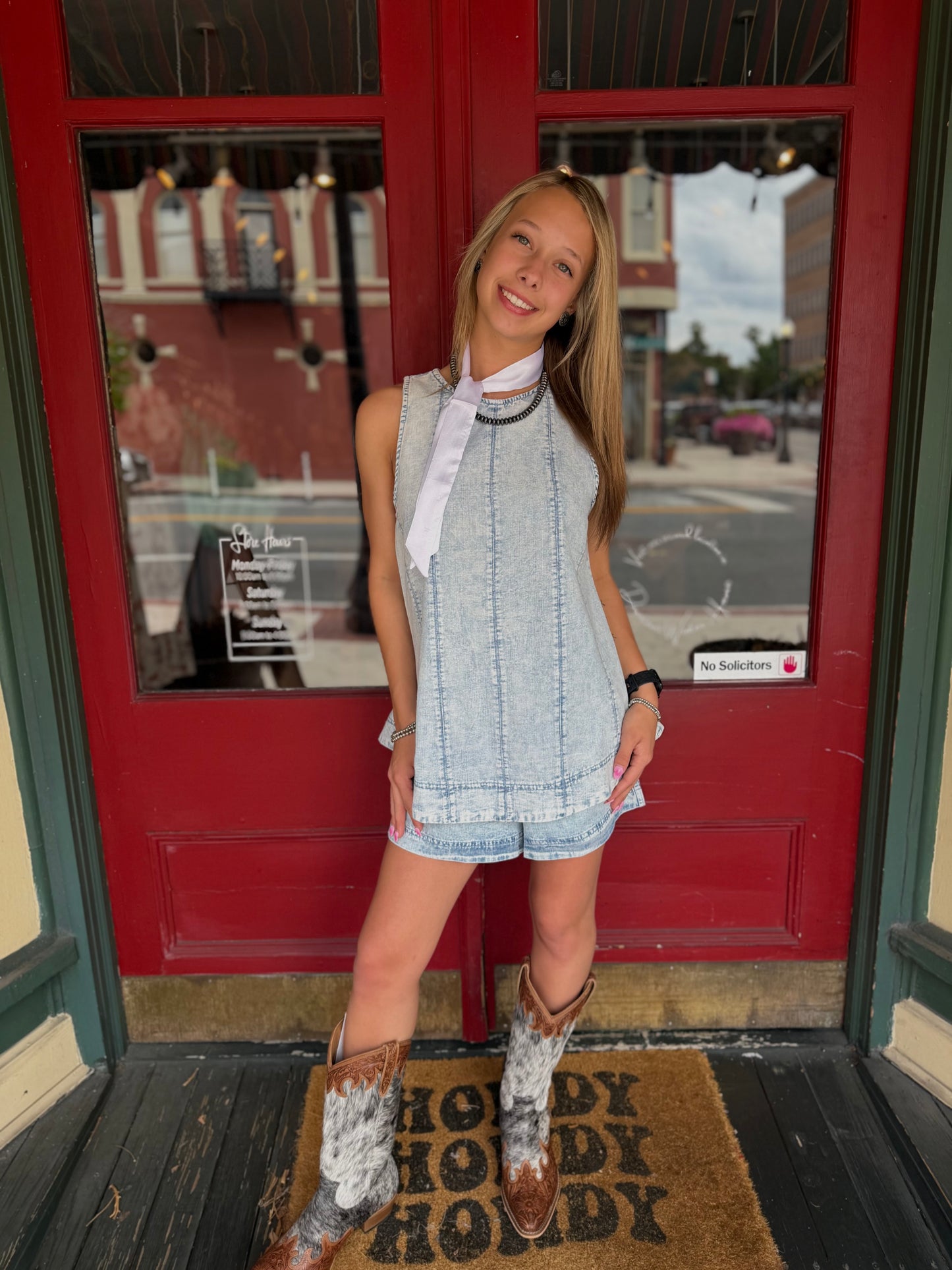 Washed Denim – Lounge Set