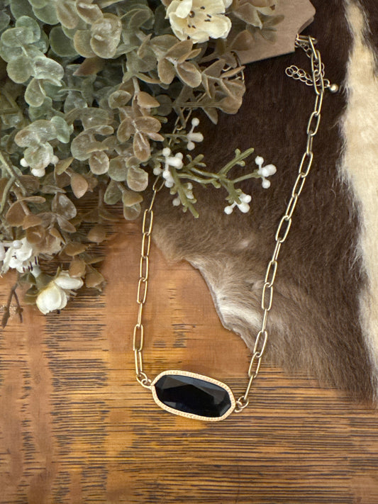 Onyx Slate - Necklace