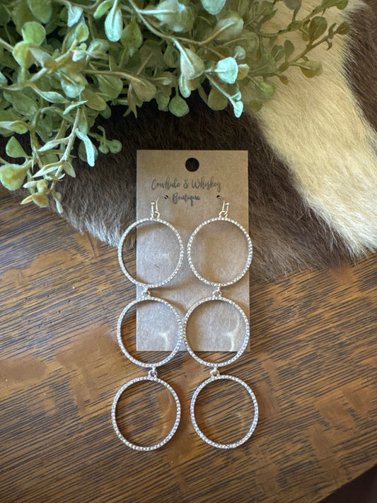 Circle Trio - Earrings