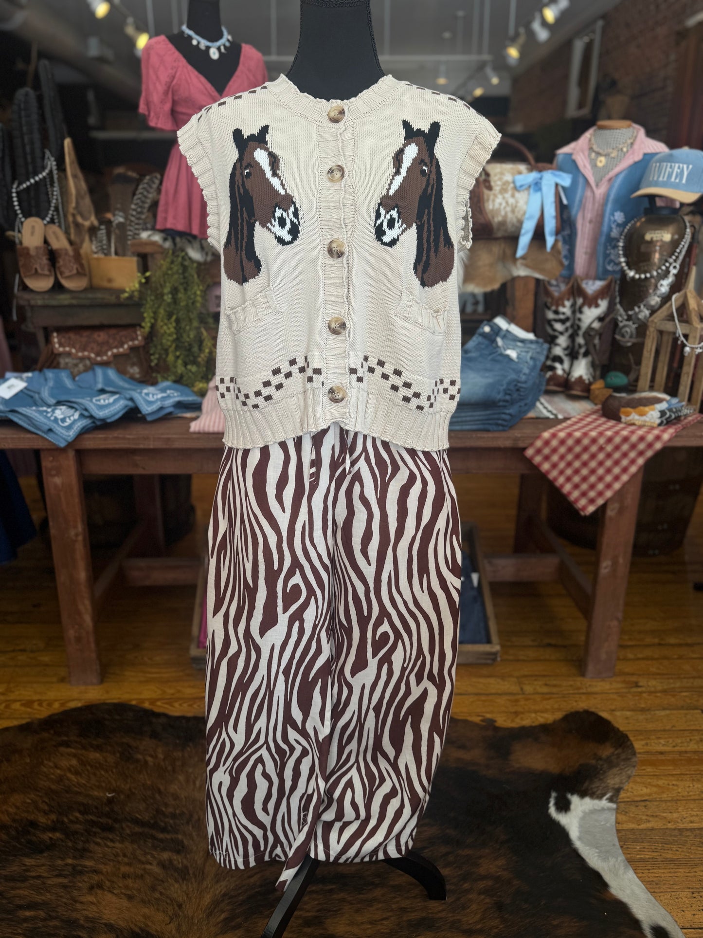 Roundup Ready - Brown Vest