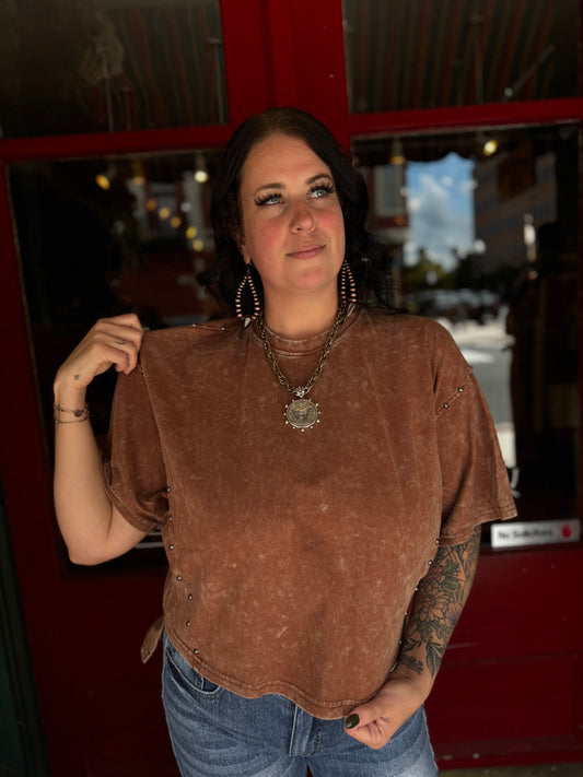 Rusty Rebel – Mineral Wash Top