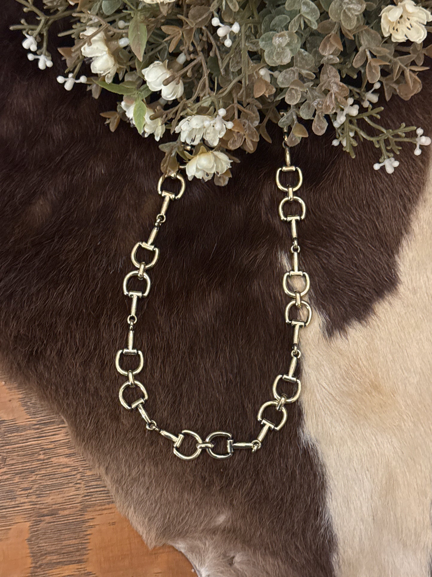 Brass Bit Chain - Necklace