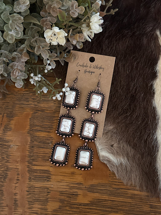 Rectangle Rio - Earrings