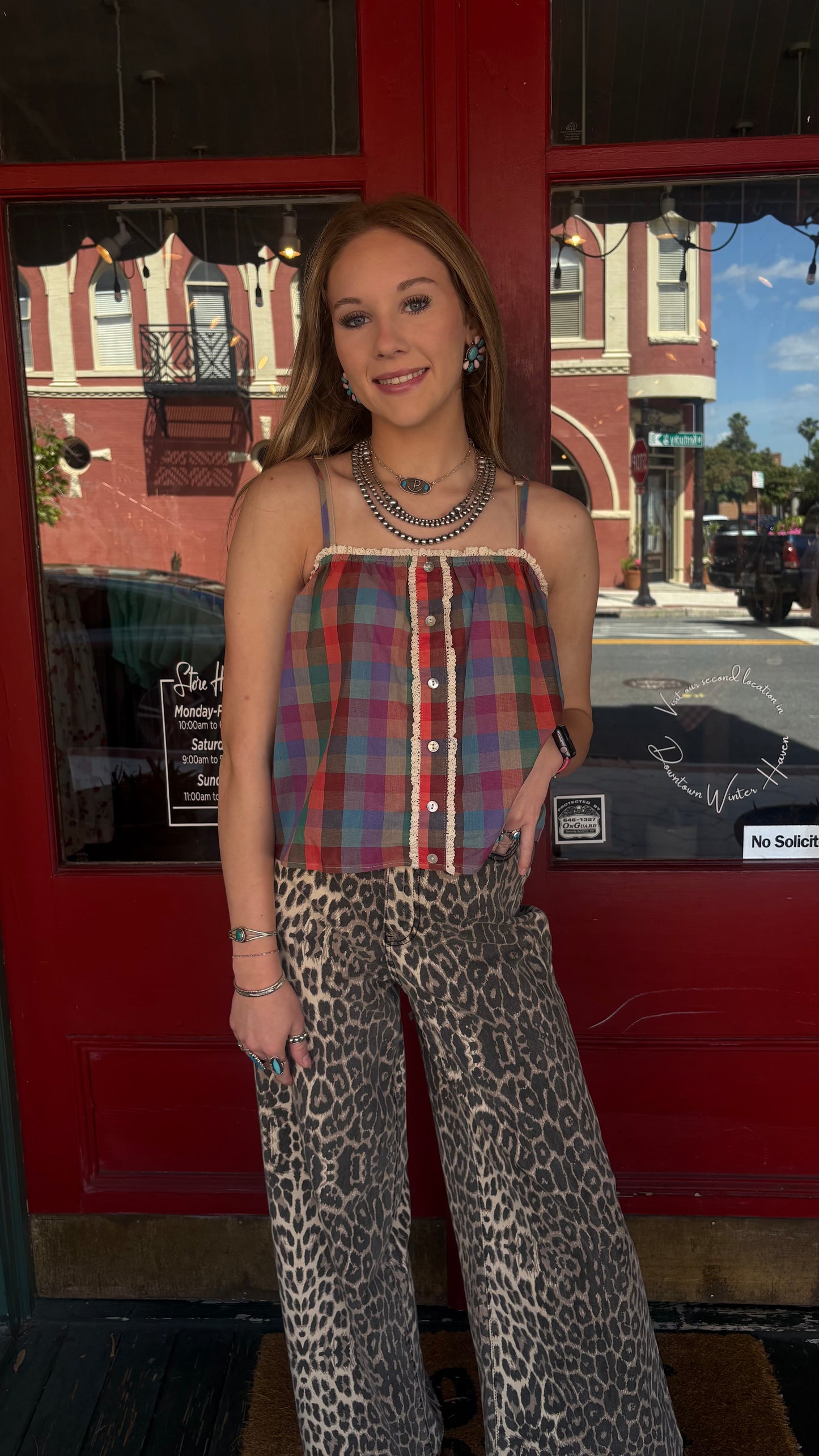Candy Plaid – Multicolor Tank