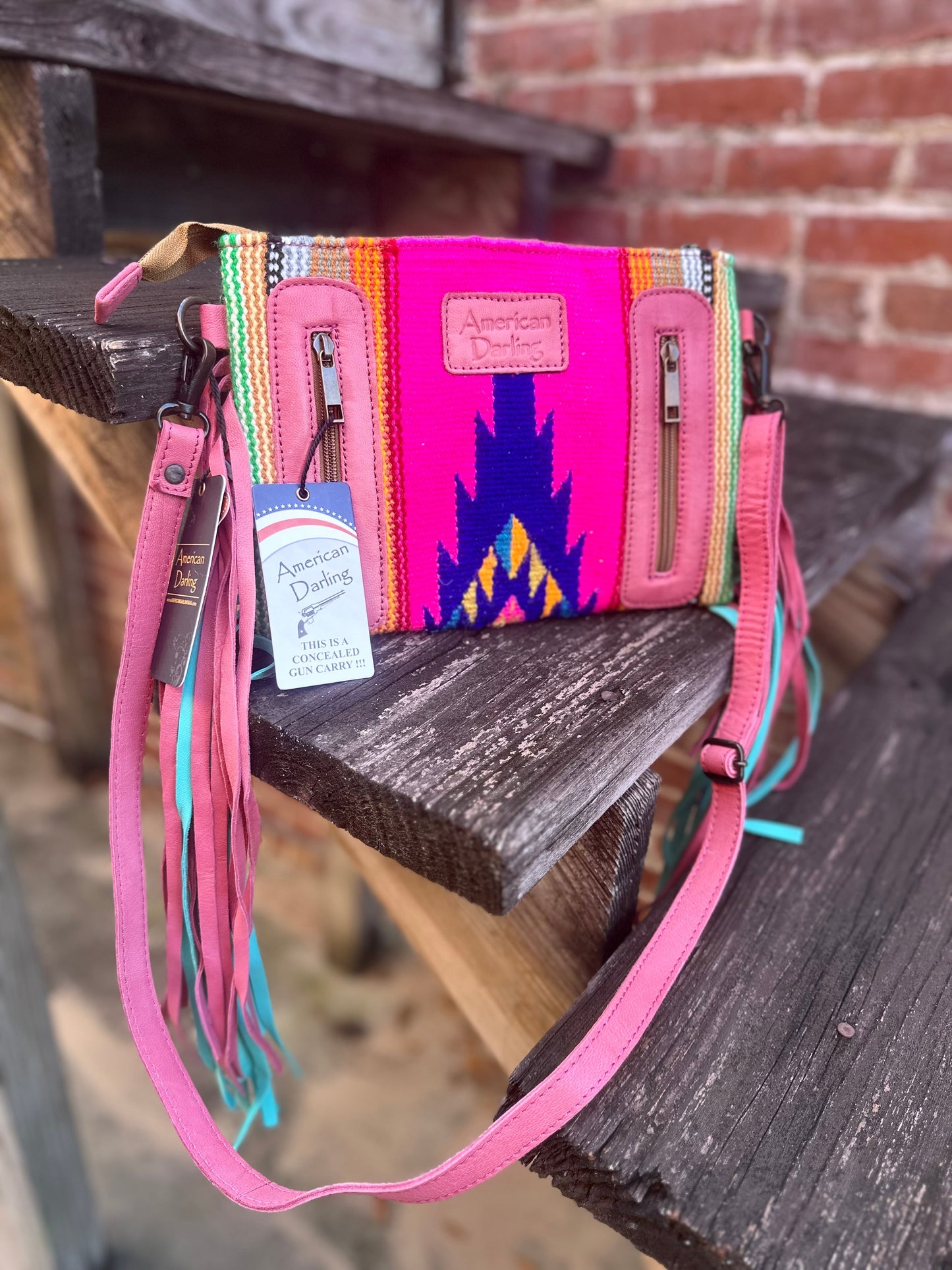 Neon Rio Grande - Aztec Crossbody
