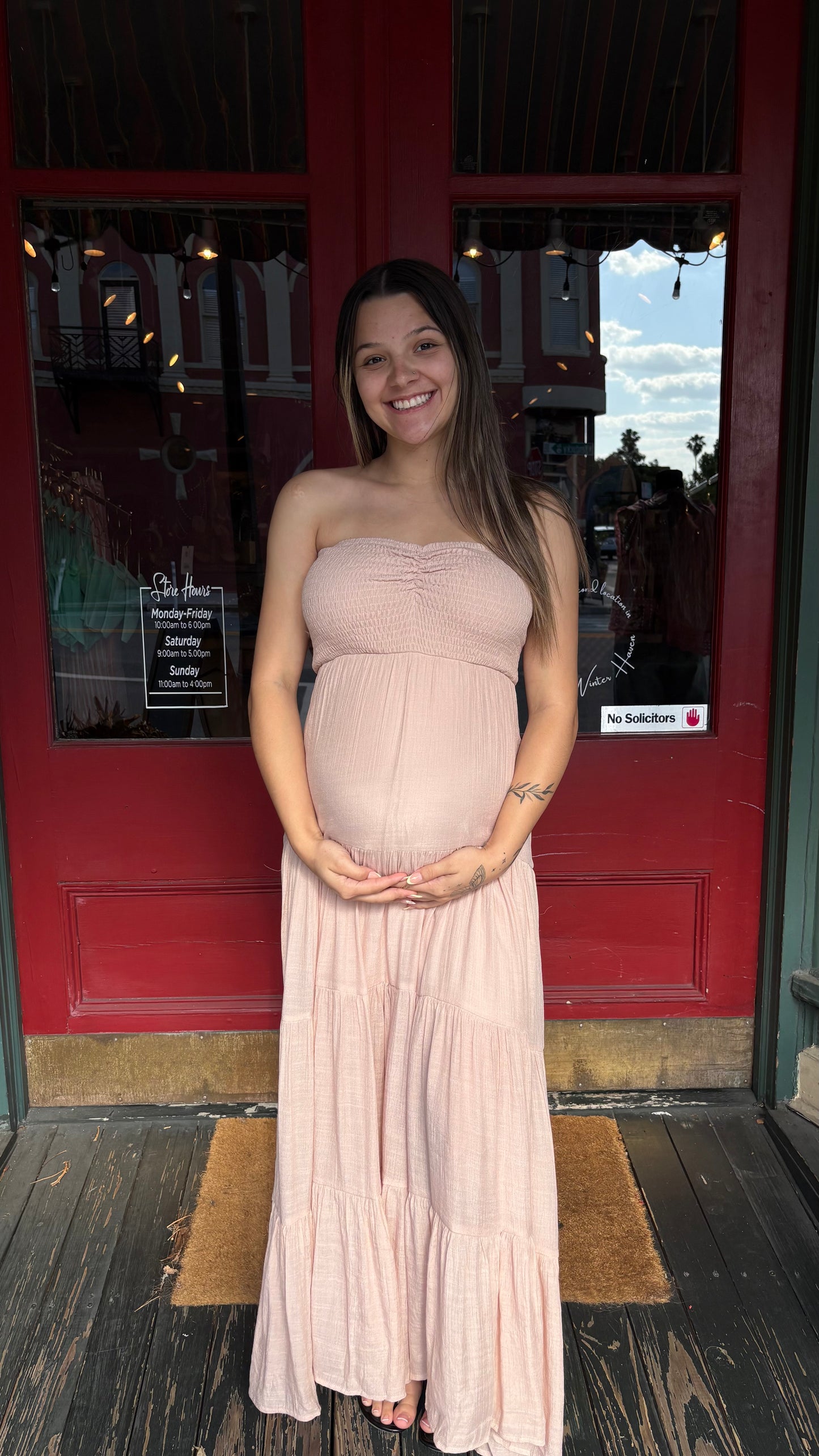Soft Romance – Blush Maxi Dress