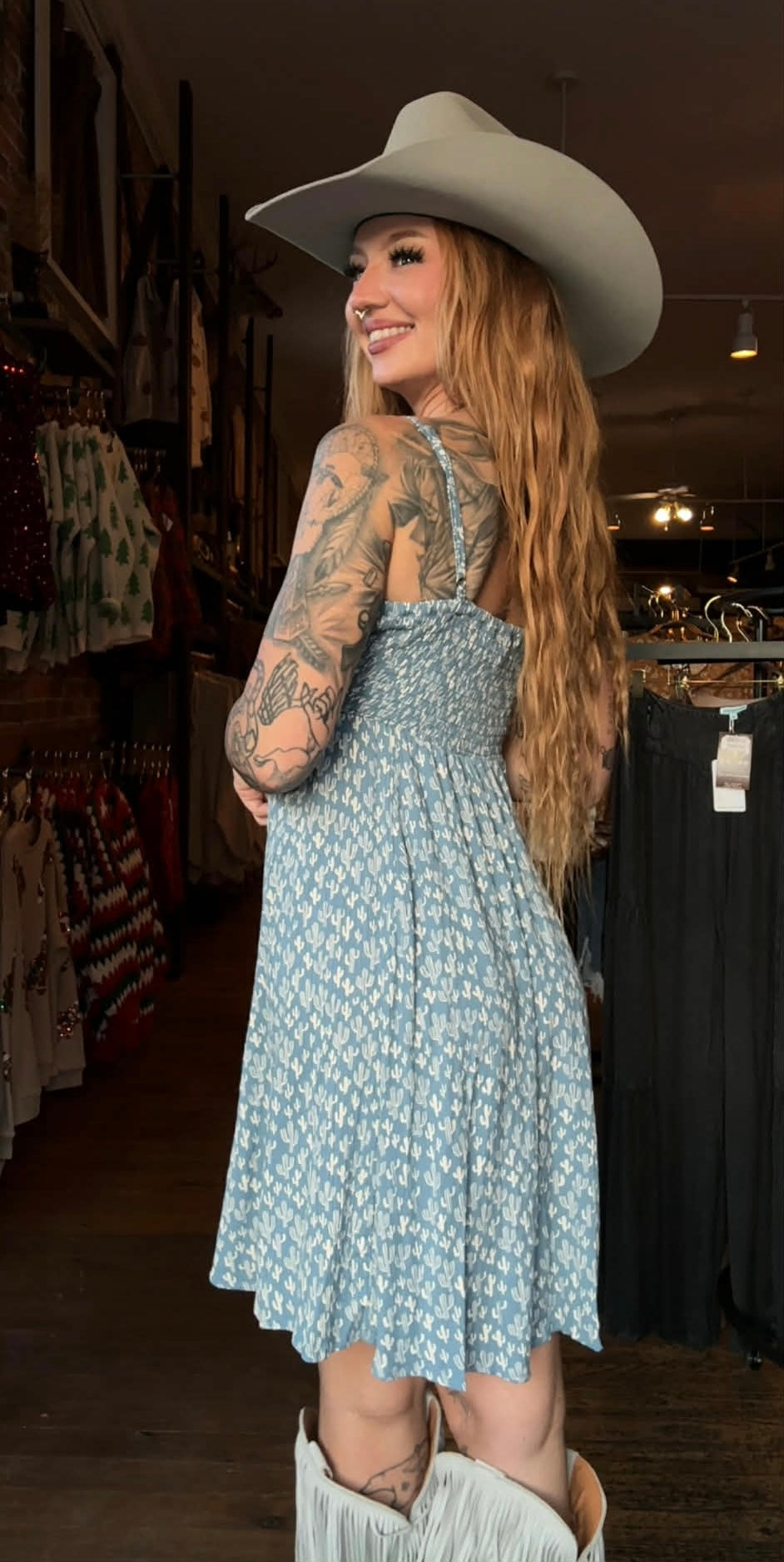 Cactus Sky - Blue Mini Dress