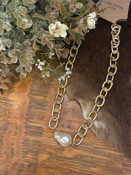 Raw Pearl - Necklace