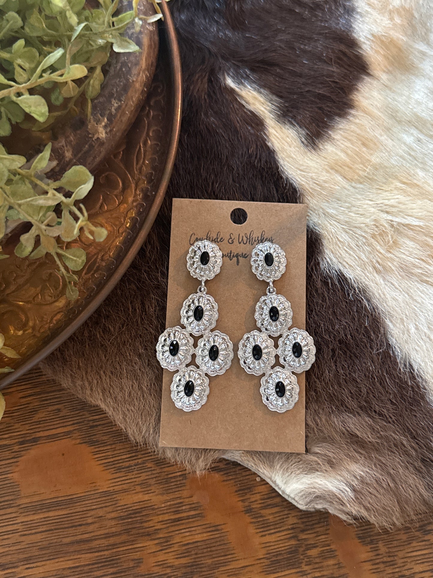 Onyx Dreams - Black Earrings