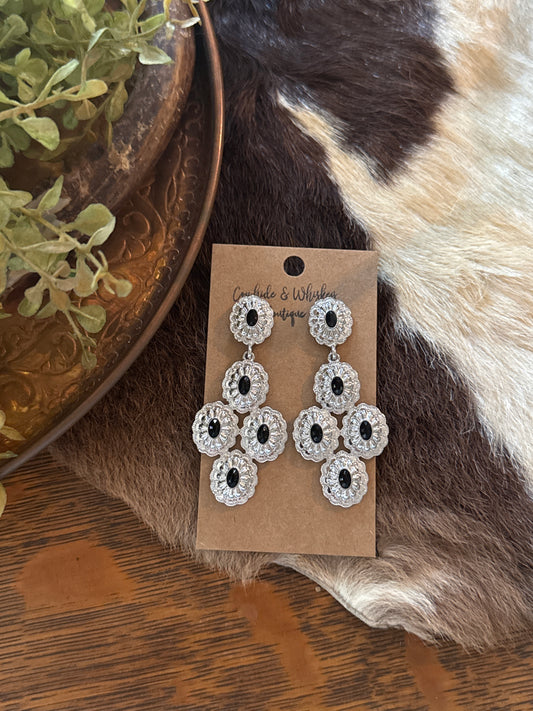 Onyx Dreams - Black Earrings