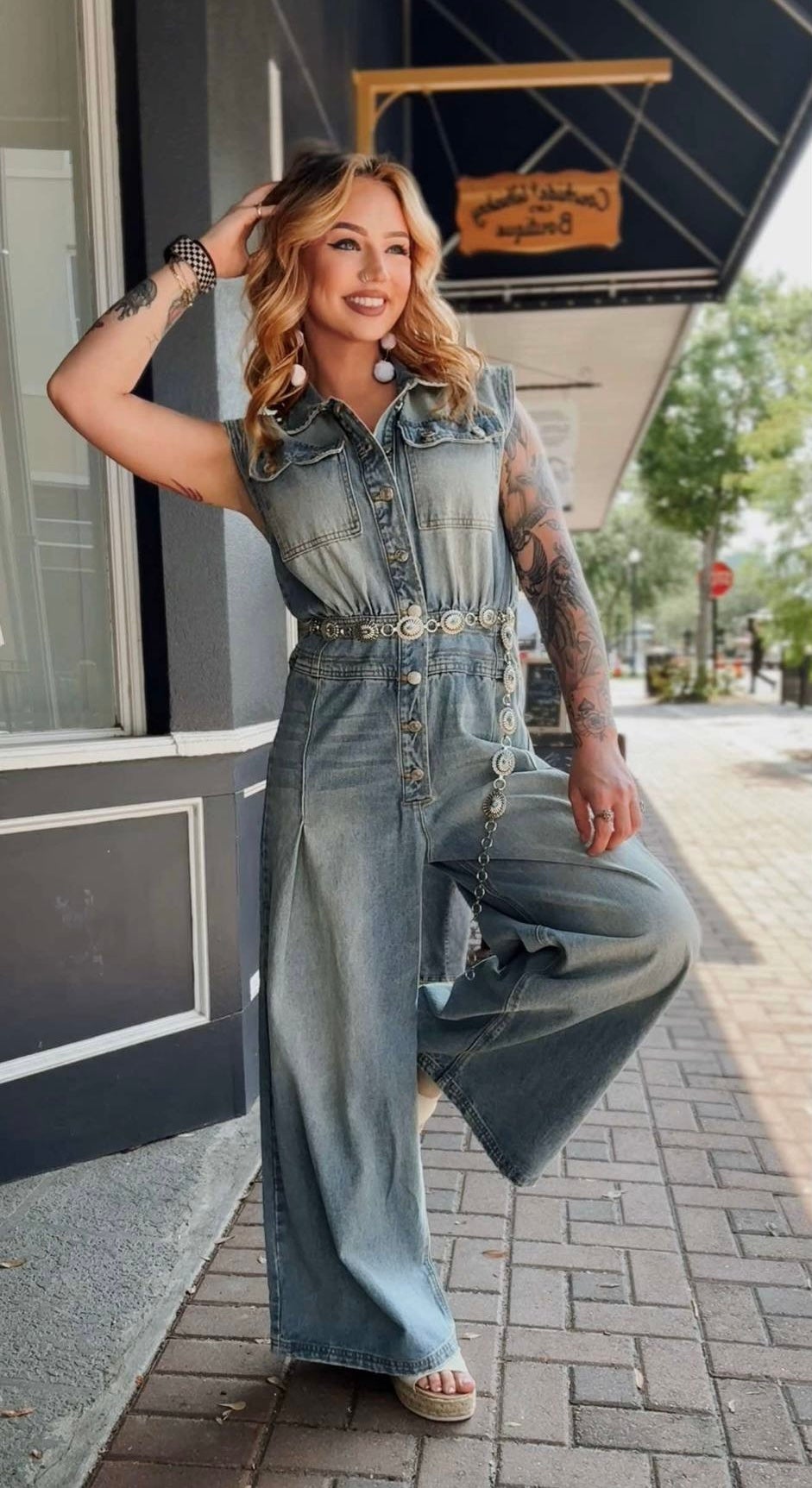 True Grit - Denim Jumpsuit