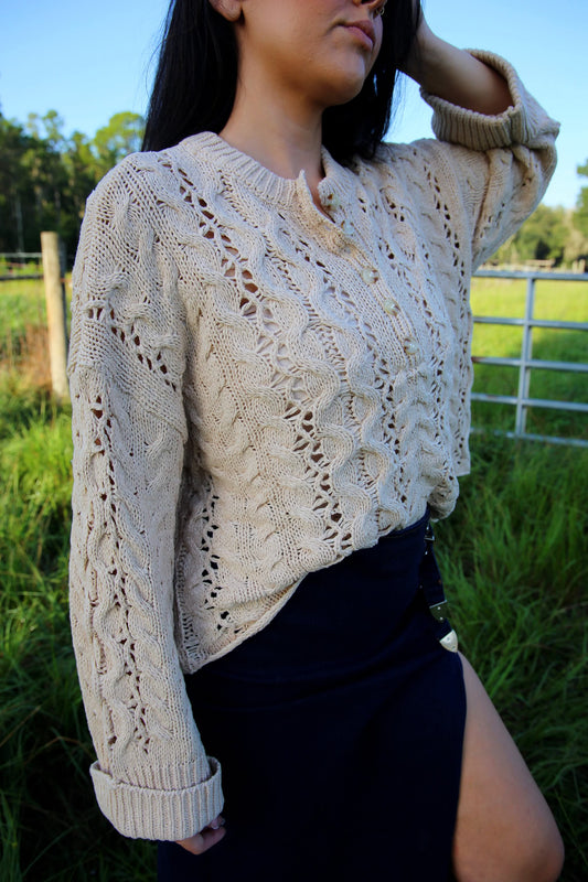 Softly Woven - Bell Sleeve Sweater Top