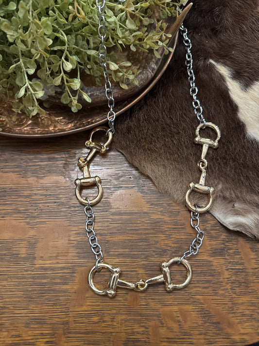 Triple Bit - Mix Metal Necklace