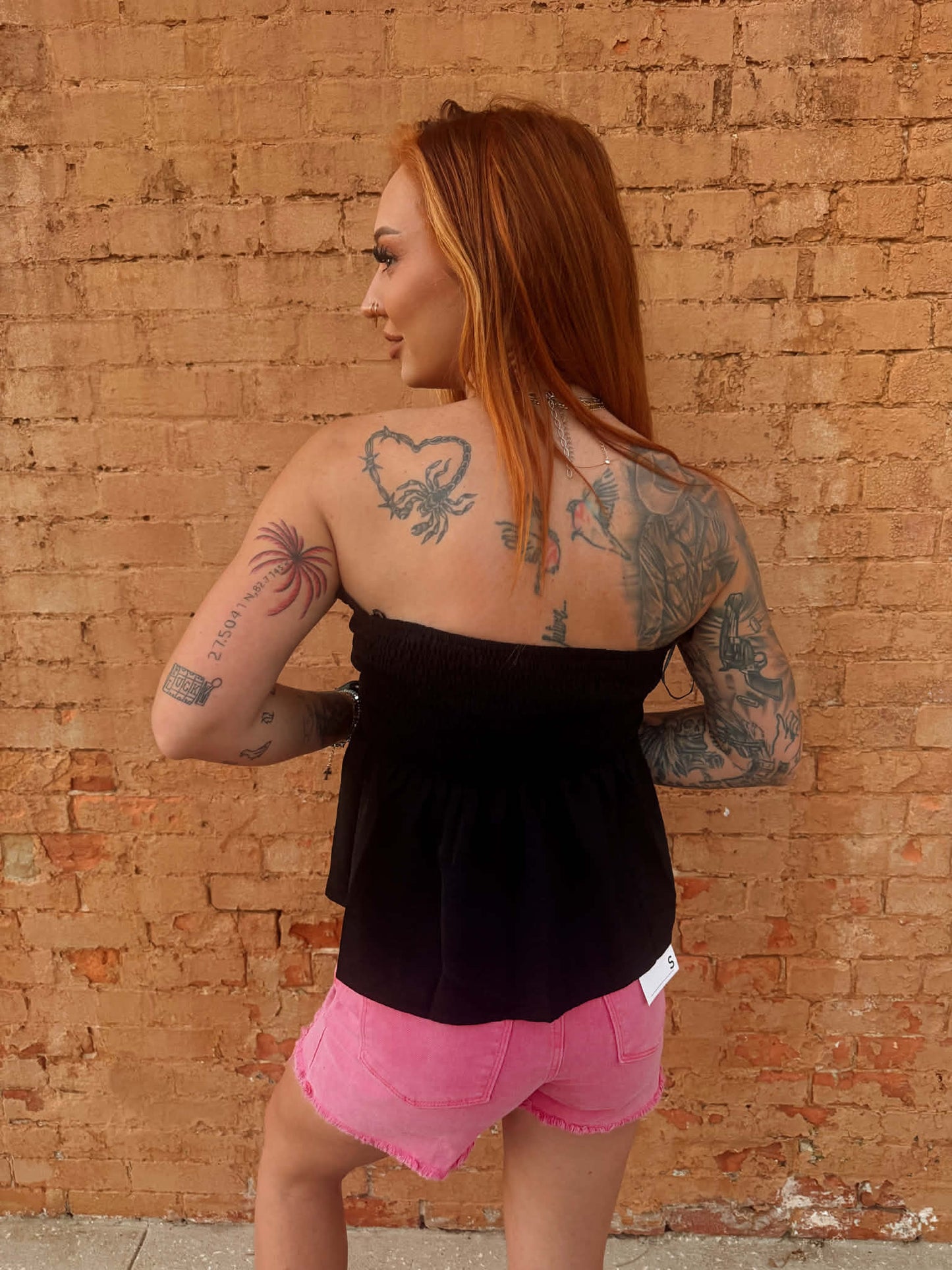 Bringing the Bows - Black Tube Top *Doorbuster*