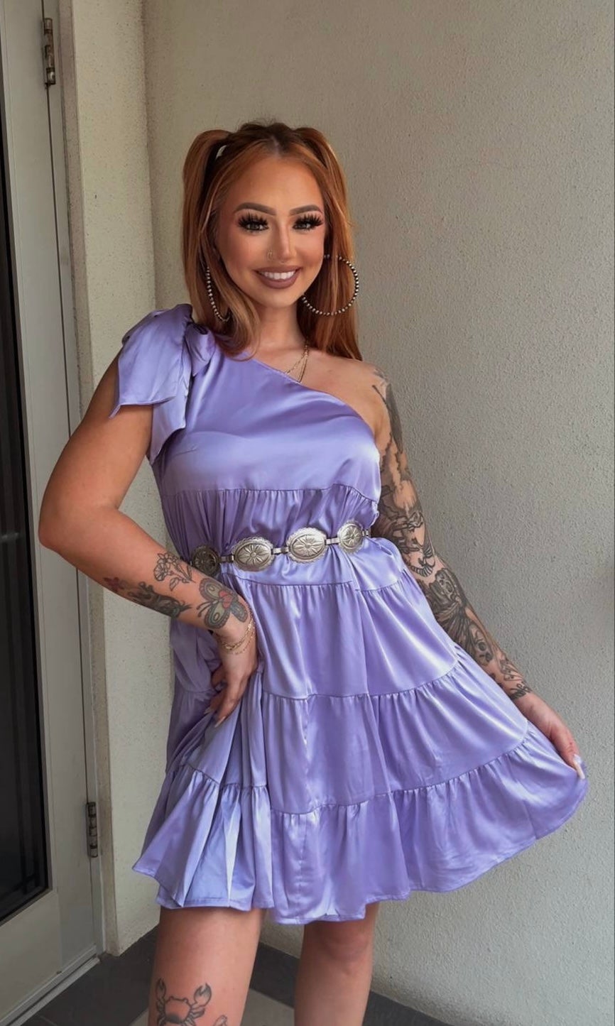 Lavender Lush - Mini Dress