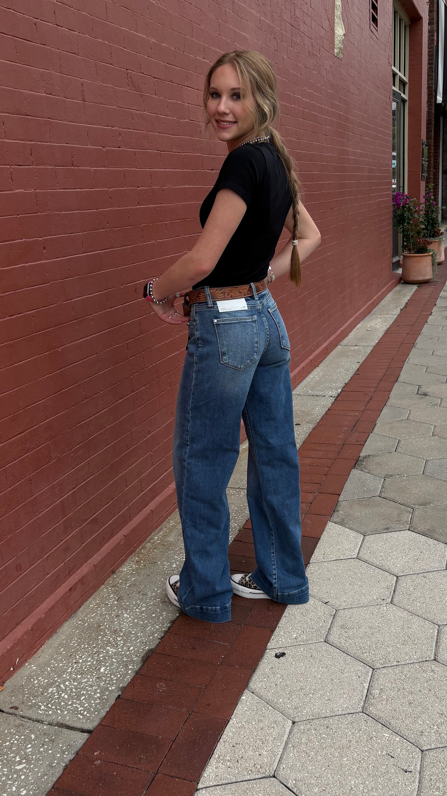 The Madison's - Trouser Flare Denim Pants