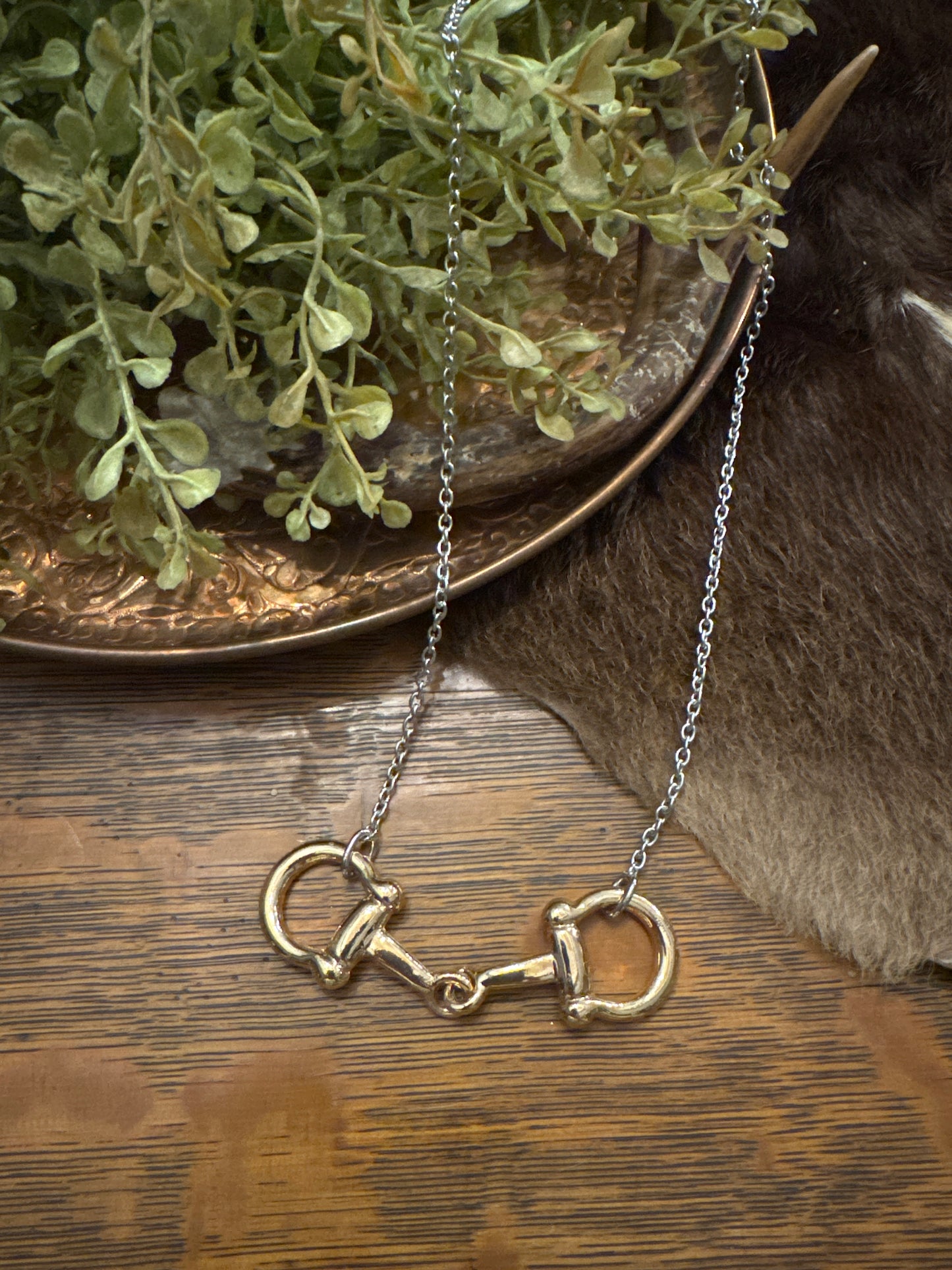 Woah Pony - Gold Bit Necklace