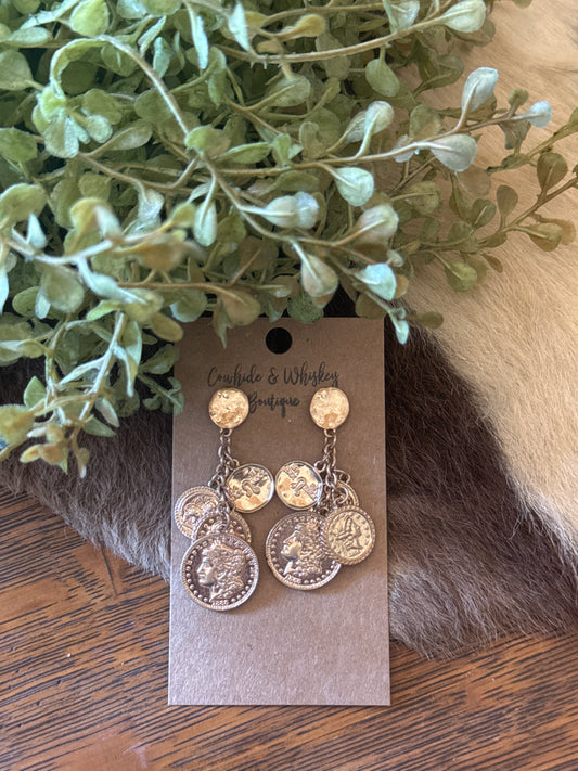 Queens Coin - Earrings