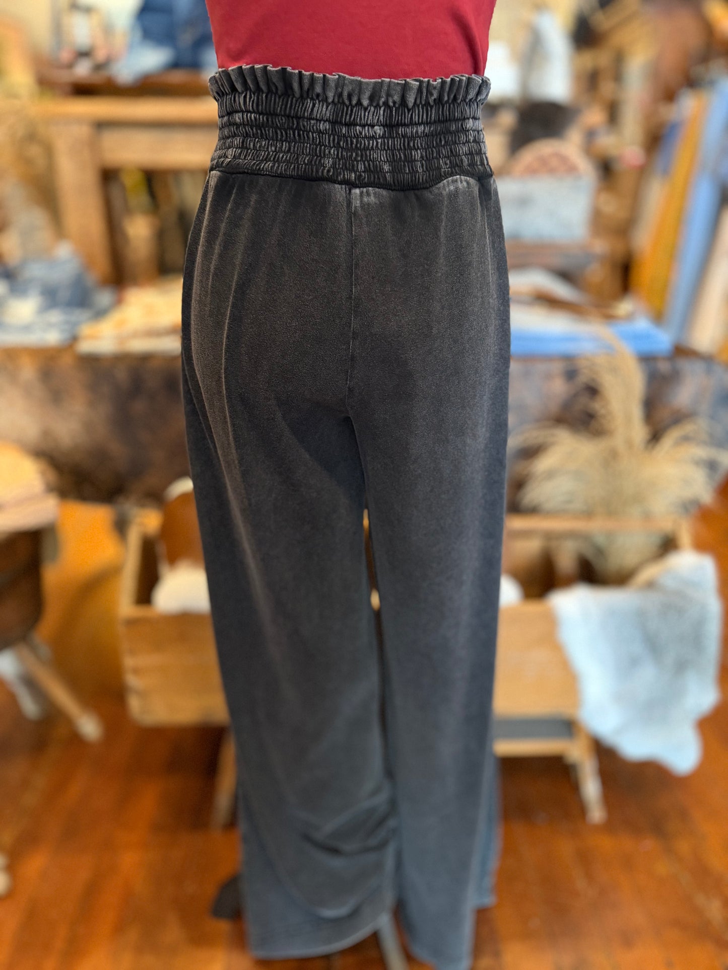 Onyx Cotton Drift - Lounge Pants