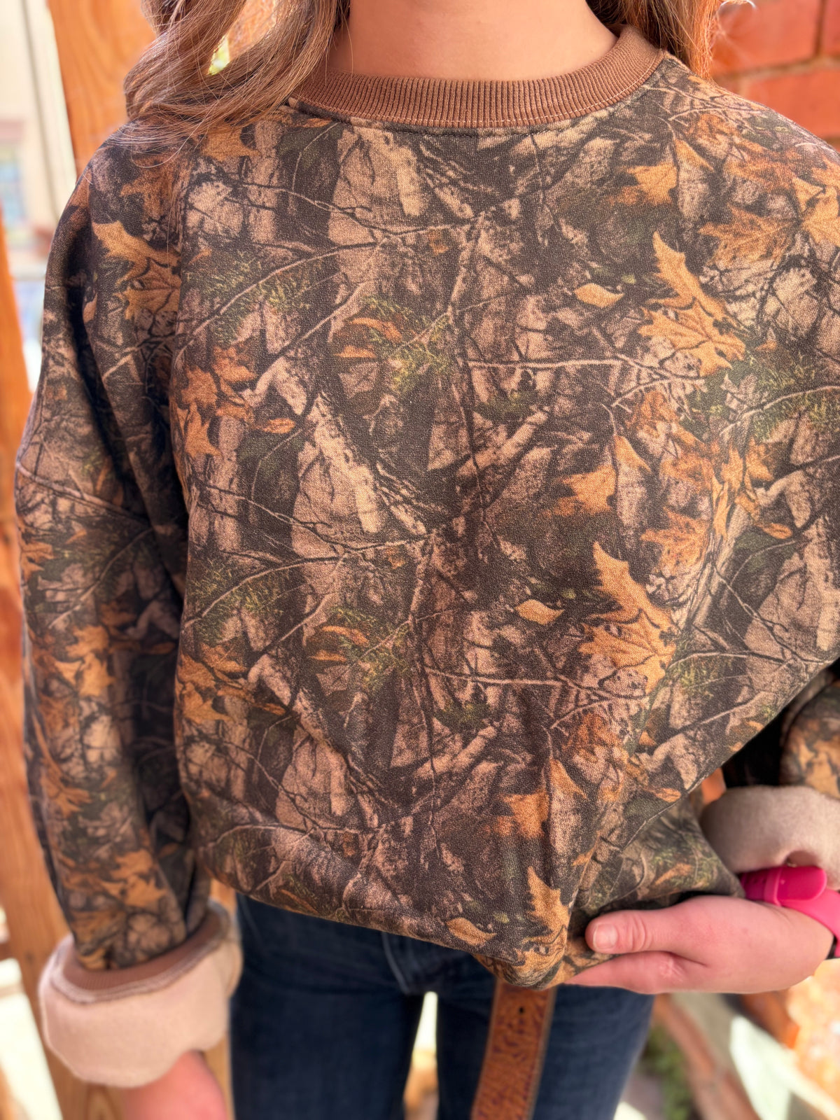 Shadow Trail- Dark Camo Crewneck