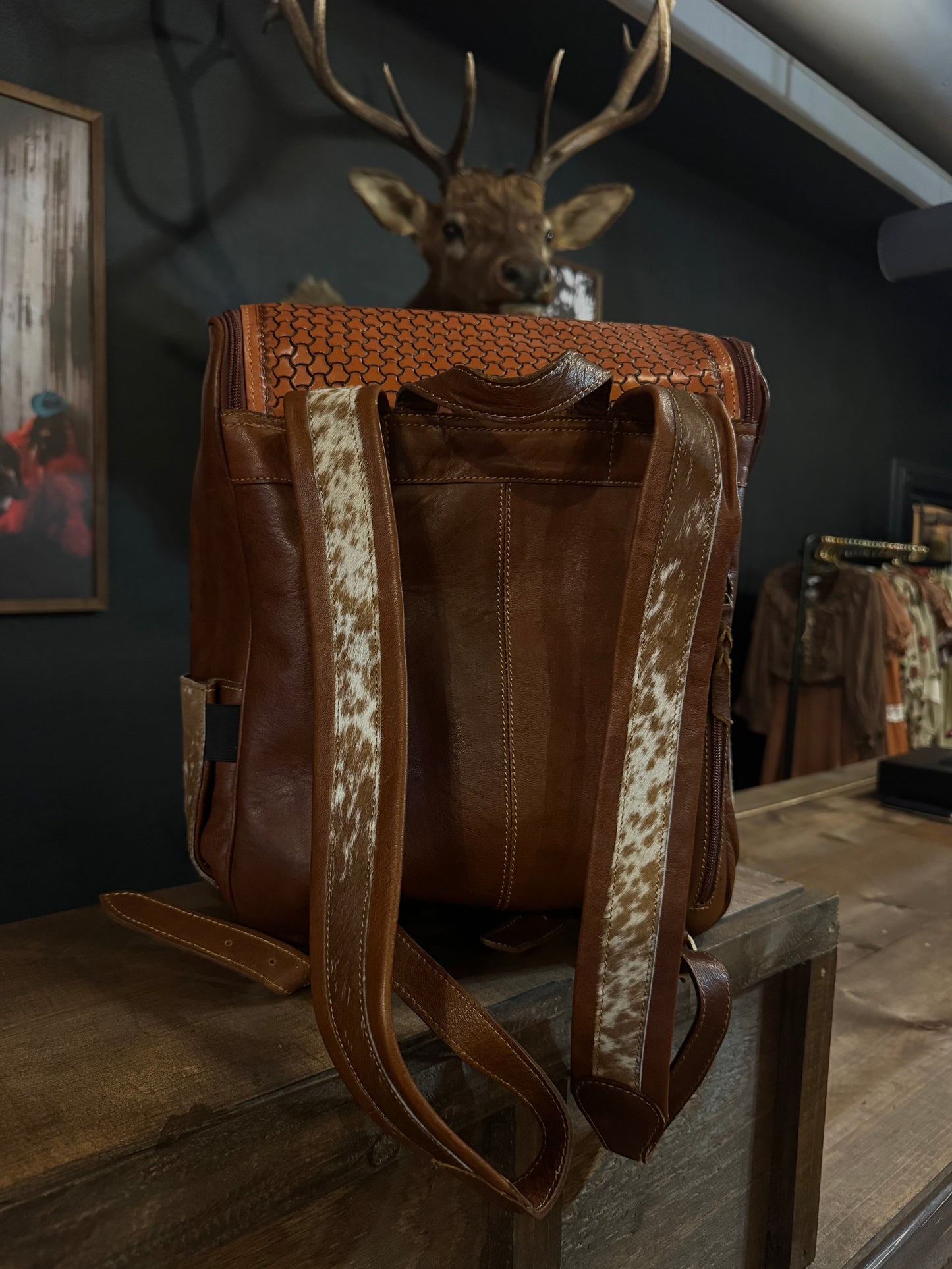 Brahman Tooled - Backpack Tote