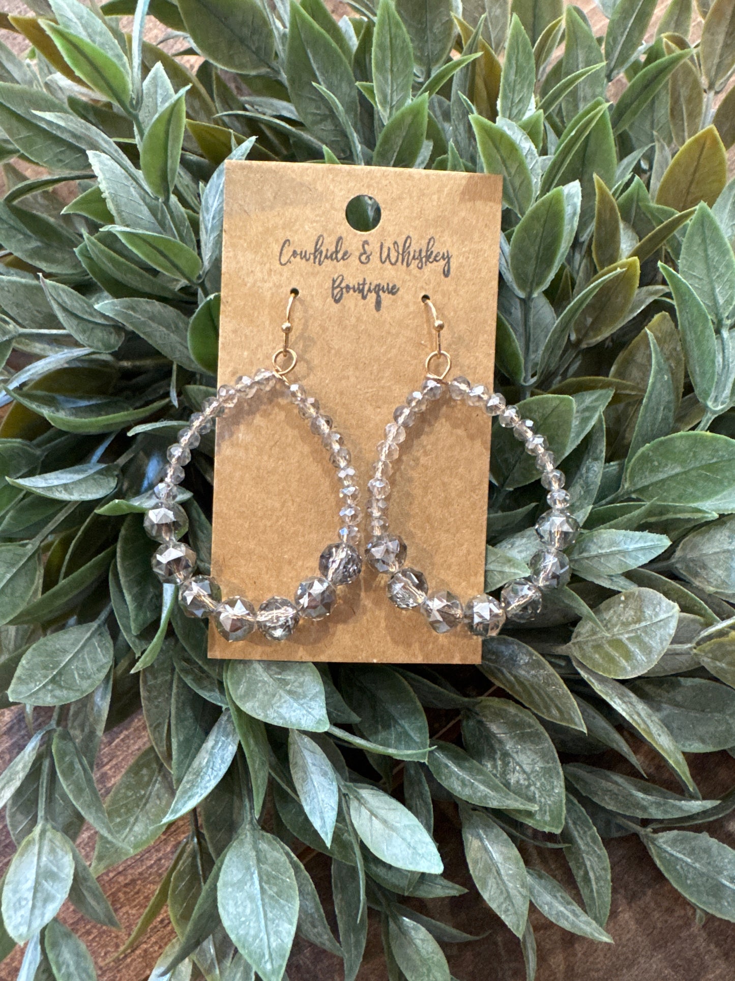 Smokey Prism - Earrings