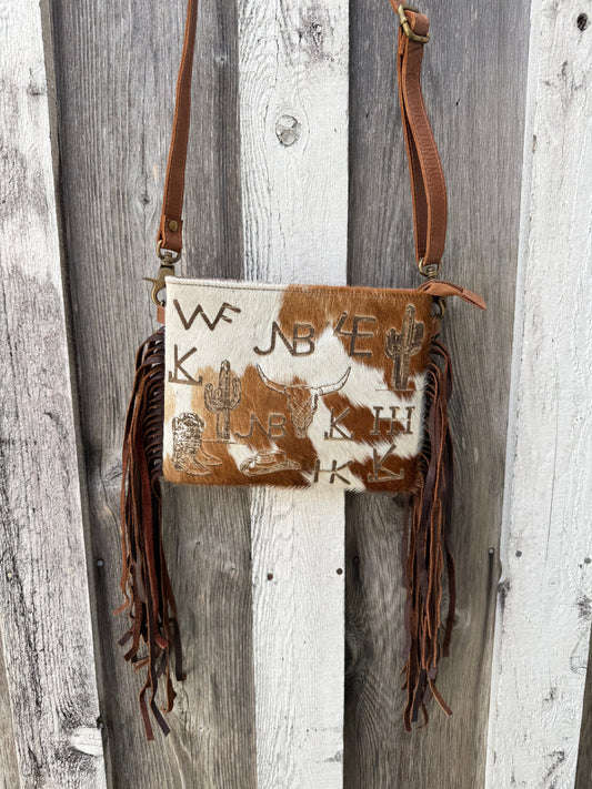 Branded Bull - Leather Crossbody