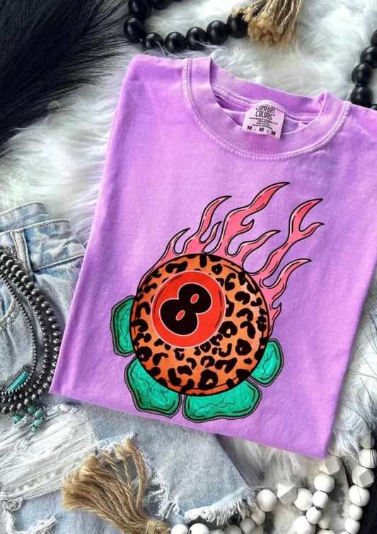 Neon Flame - Violet Graphic Tee