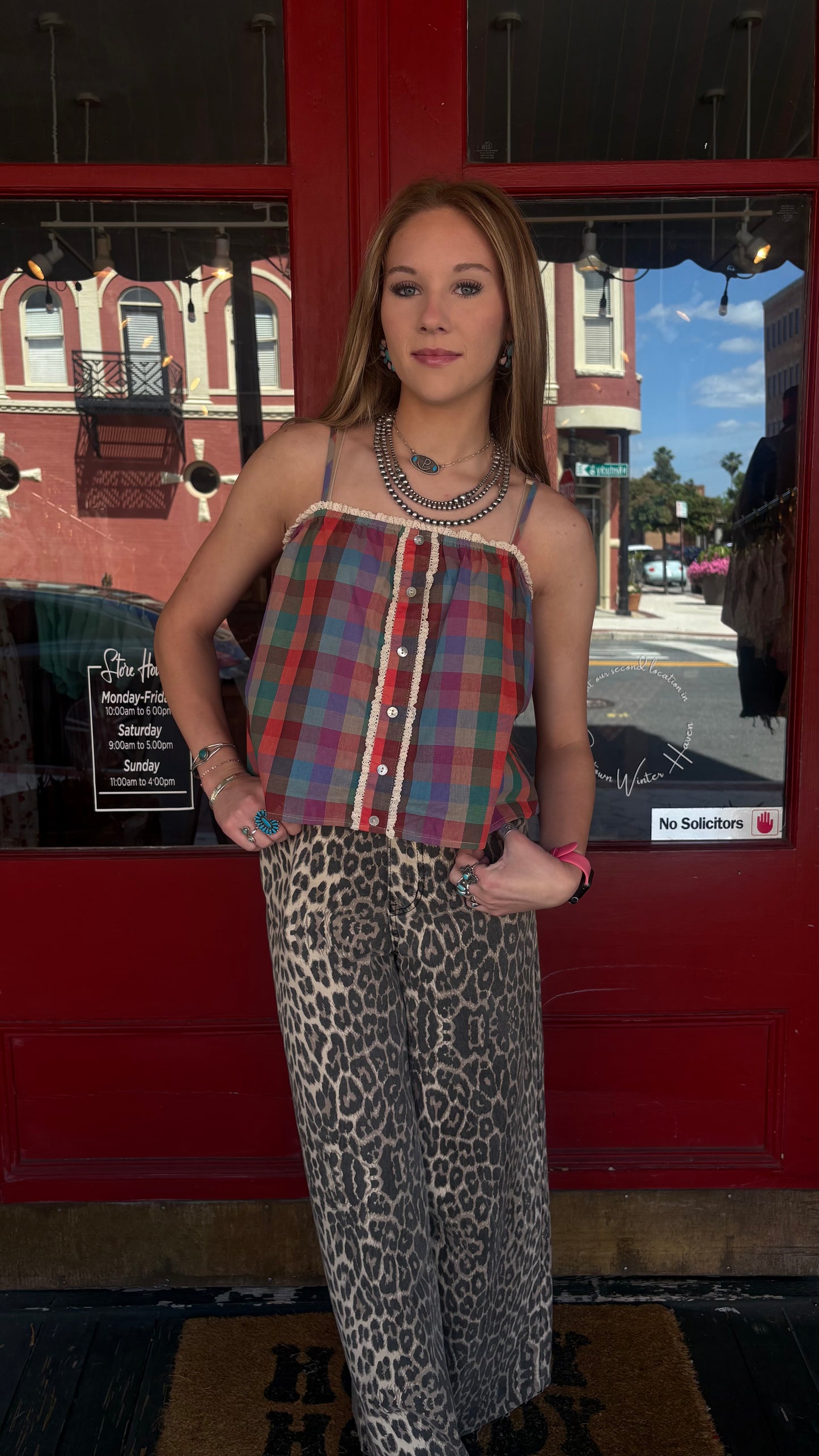 Candy Plaid – Multicolor Tank