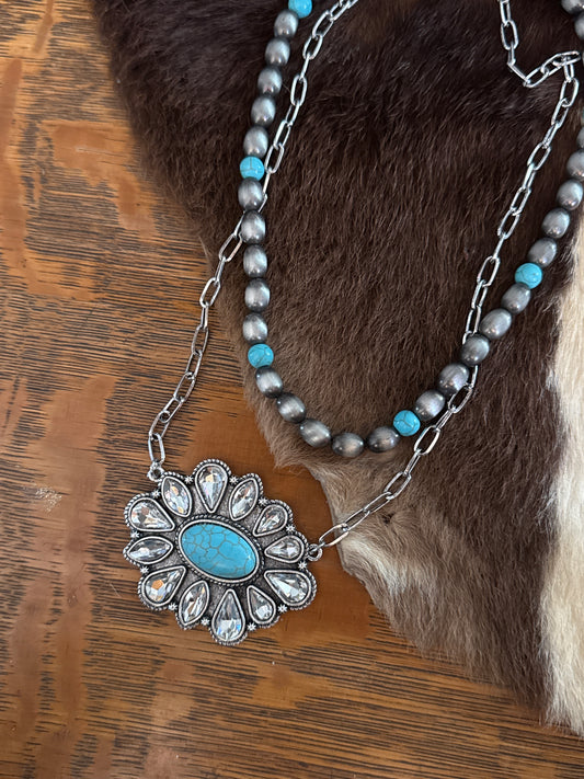 Bling it Sideways - Necklace